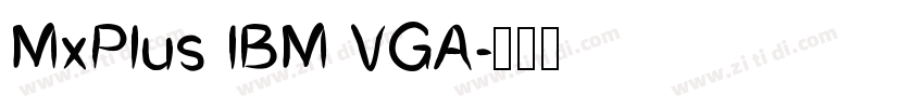 MxPlus IBM VGA字体转换